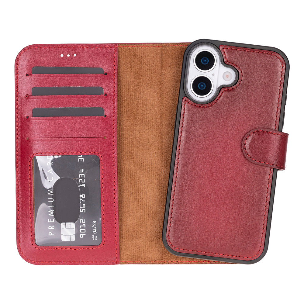 Magic iPhone 17 Leather Detachable Wallet Case-9