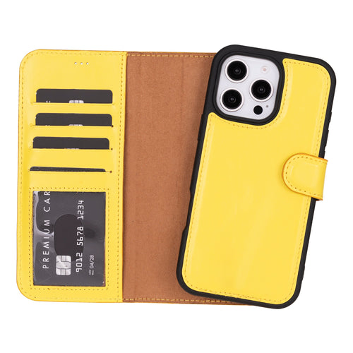 Load image into Gallery viewer, Magic iPhone 16 Pro Max Leather Detachable Wallet Case-12

