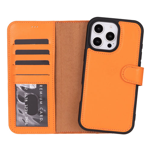 Load image into Gallery viewer, Magic iPhone 16 Pro Max Leather Detachable Wallet Case-16
