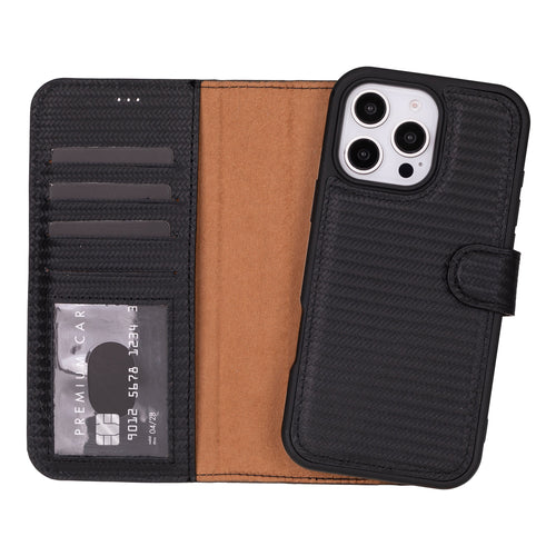 Load image into Gallery viewer, Magic iPhone 16 Pro Max Leather Detachable Wallet Case-14
