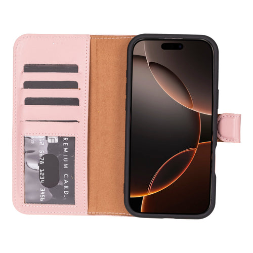 Load image into Gallery viewer, Magic iPhone 16 Pro Max Leather Detachable Wallet Case-20

