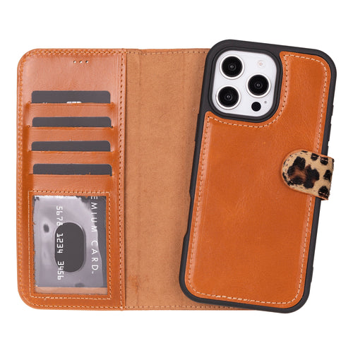 Load image into Gallery viewer, Magic iPhone 16 Pro Max Leather Detachable Wallet Case-19
