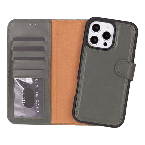 Load image into Gallery viewer, Magic iPhone 16 Pro Max Leather Detachable Wallet Case-13
