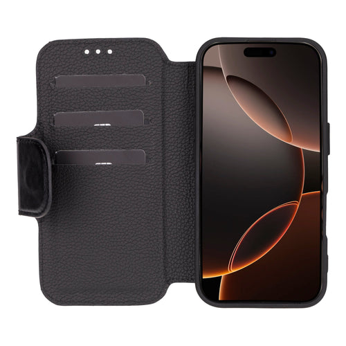 Load image into Gallery viewer, Firenze iPhone 16 Pro Max Leather Folio Case-0
