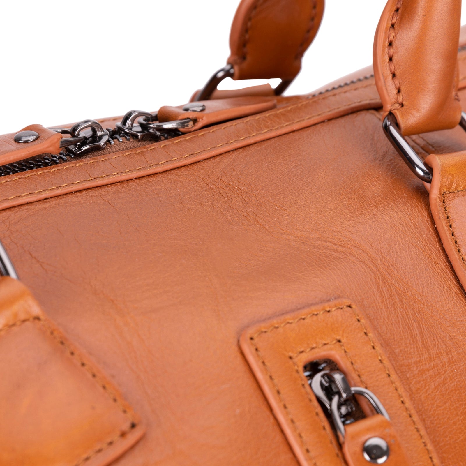 Dolly Leather Weekend Duffle Bag-4