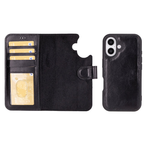 Load image into Gallery viewer, Magic iPhone 16 Plus Detachable Leather Wallet Case-2
