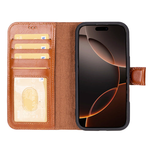 Load image into Gallery viewer, Magic iPhone 16 Pro Max Leather Detachable Wallet Case-1
