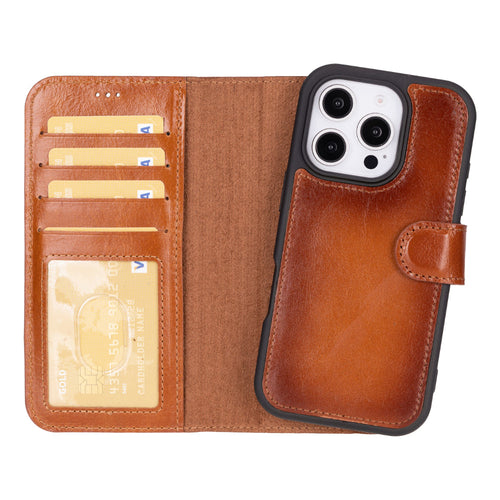 Load image into Gallery viewer, Magic iPhone 16 Pro Max Leather Detachable Wallet Case-0
