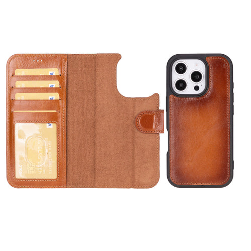 Load image into Gallery viewer, Magic iPhone 16 Pro Max Leather Detachable Wallet Case-2
