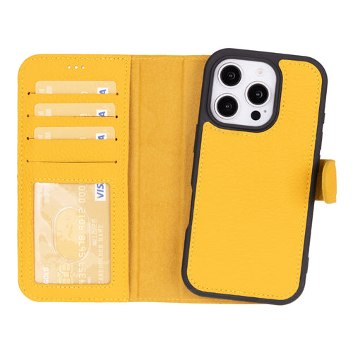 Load image into Gallery viewer, Magic iPhone 16 Pro Max Leather Detachable Wallet Case-10

