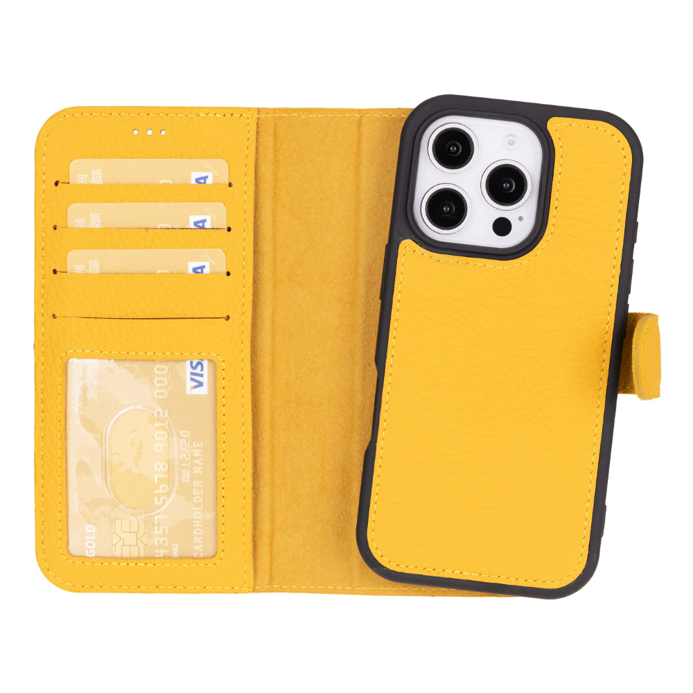 Magic iPhone 16 Pro Max Leather Detachable Wallet Case-10