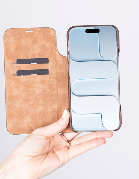 Decatur iPhone 17 Air Leather Folio Wallet Case-1