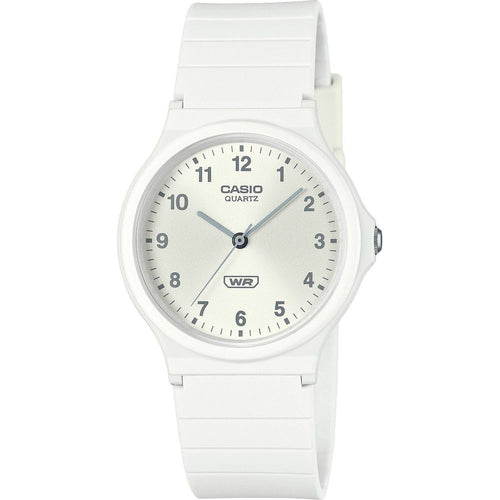 Load image into Gallery viewer, Casio POP Analog Bio Based Resin Strap Silver Dial Quartz MQ-24B-7B Unisex Watch
