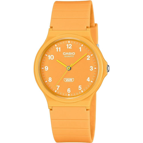 Load image into Gallery viewer, Casio POP Analog Bio Based Resin Strap Orange Dial Quartz MQ-24B-9B Unisex Watch
