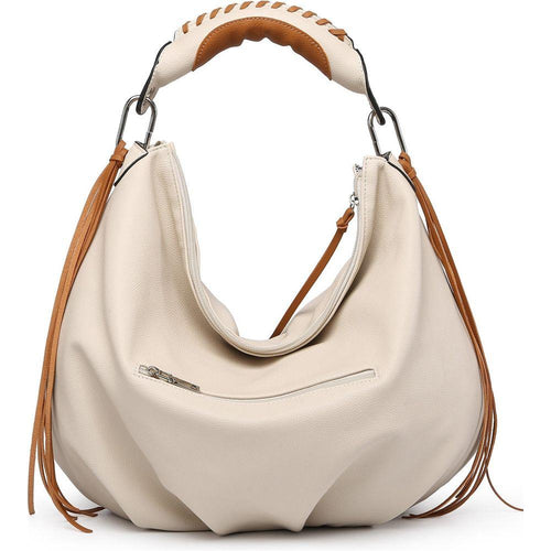 Load image into Gallery viewer, MT1139-3 BE Women&#39;s Hobo Bag with Contrast Handle
