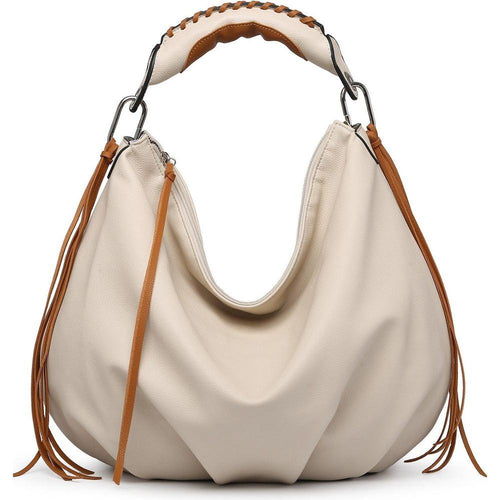 Load image into Gallery viewer, MT1139-3 BE Women&#39;s Hobo Bag with Contrast Handle
