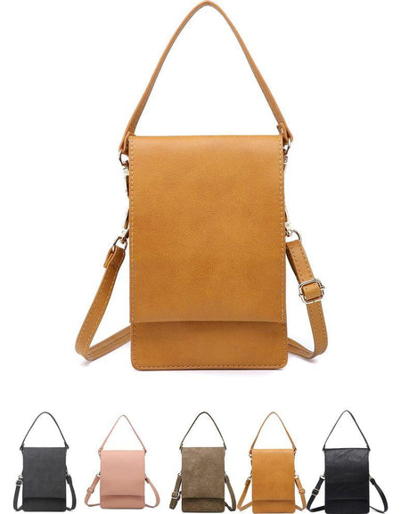 Elegant Essentials Women Small Crossbody Purse Cell Phone Pouch 2078-3TN