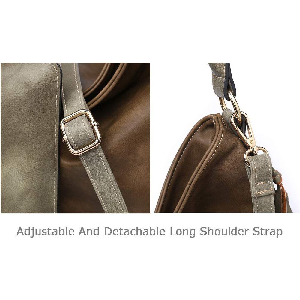 Luxurious Fringe Hobo Bag with Pouch by DO05