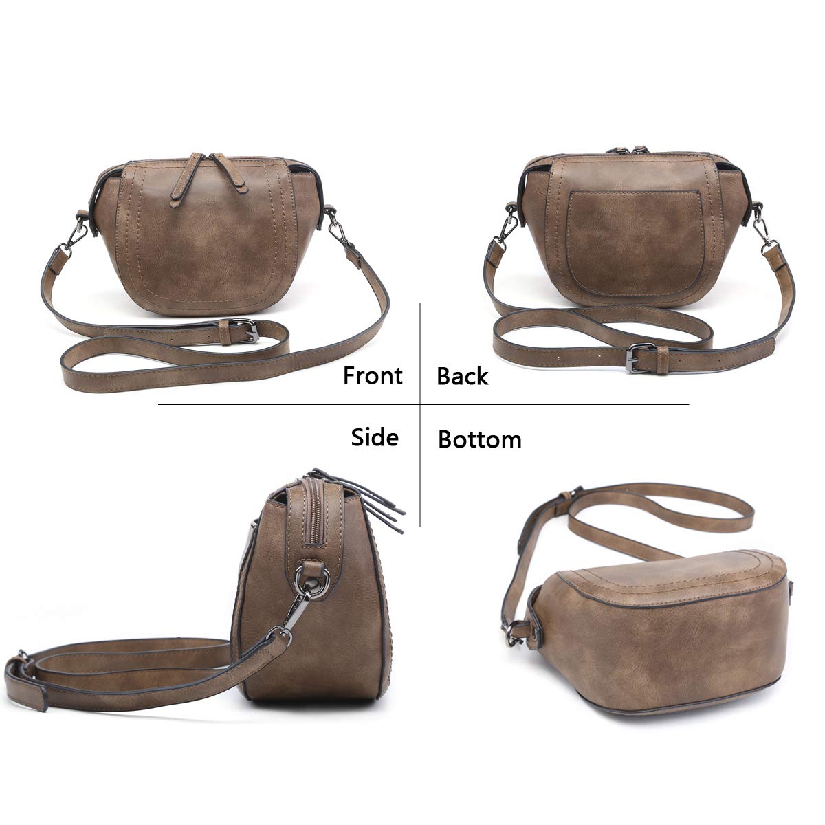 Small crossbody bag shell shape sif2657OL05