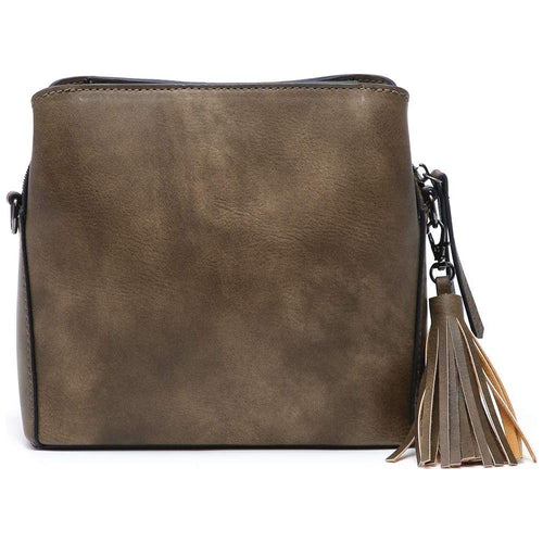 Load image into Gallery viewer, Designer Handbags - Elegant Vegan Leather Crossbody with Multi-Pockets
