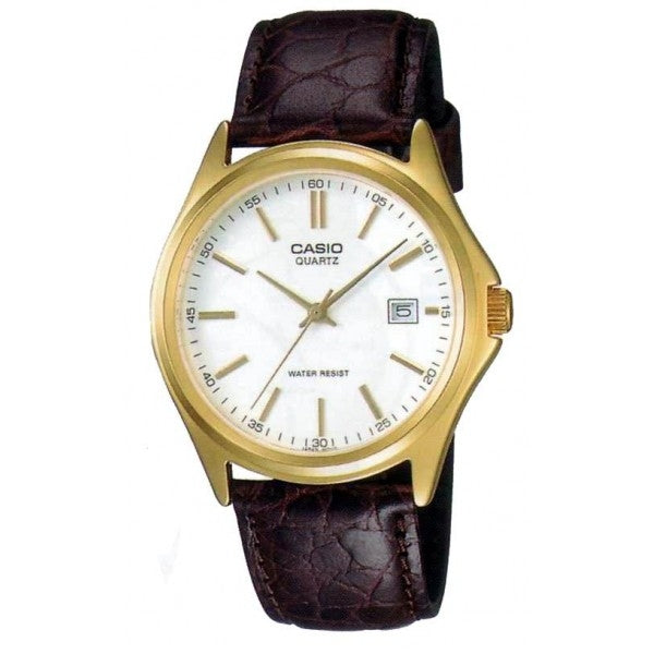 CASIO COLLECTION Mod. DATE LEATHER - WHITE-0