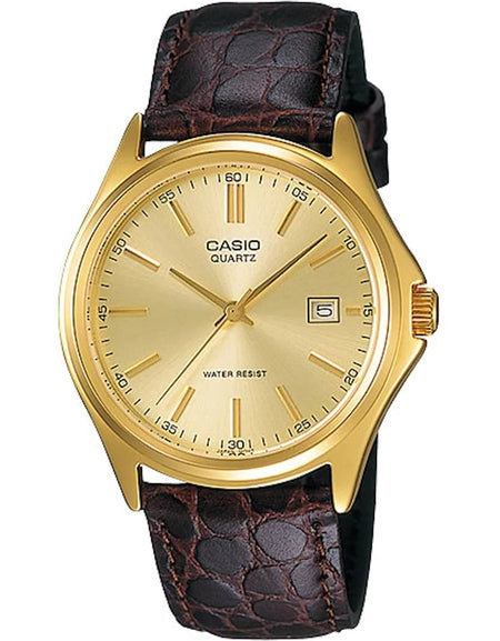 CASIO COLLECTION Mod. DATE LEATHER - GOLD-0