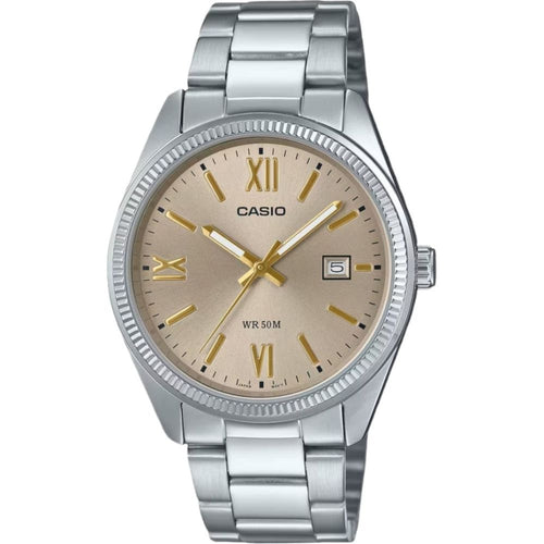 Load image into Gallery viewer, CASIO COLLECTION Mod. DATE - CHAMPAGNE - ROMAN NUMBERS-0
