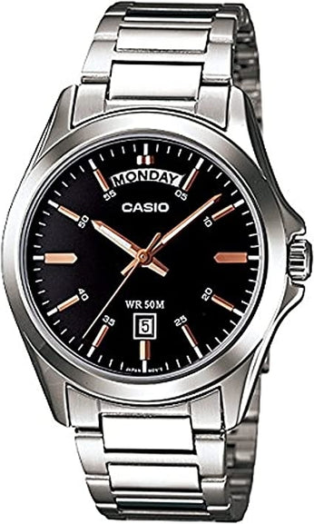 CASIO COLLECTION Mod. DAY DATE - BLACK ROSE GOLD INDEX-0