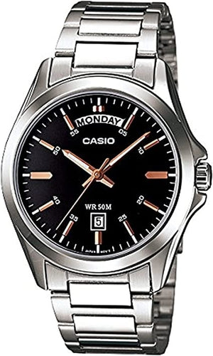 Load image into Gallery viewer, CASIO COLLECTION Mod. DAY DATE - BLACK ROSE GOLD INDEX-0
