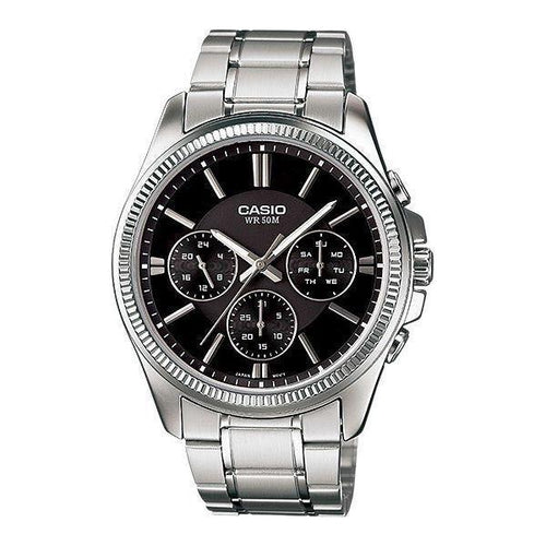 Load image into Gallery viewer, CASIO Mod. DAY DATE MULTIFUNCTION - BLACK-0
