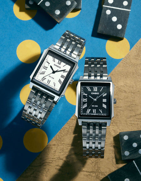 CASIO COLLECTION Mod. TANK - STEEL, WHITE-1