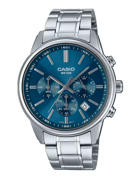 CASIO COLLECTION Mod. CHRONO DATE - BLUE-0