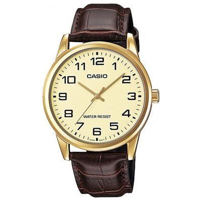 Load image into Gallery viewer, CASIO COLLECTION Mod. 3H GOLD, BROWN LEATHER - GOLD-0
