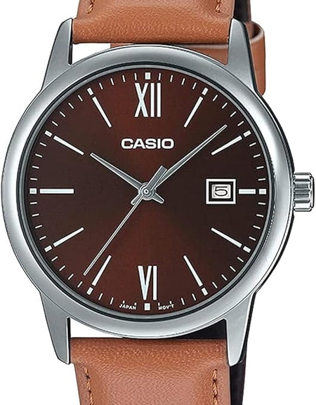 CASIO COLLECTION Mod. DATE. LEATHER - BRONZE-0