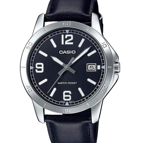 Load image into Gallery viewer, CASIO COLLECTION Mod. CASUAL DATE. LEATHER - BLACK-0
