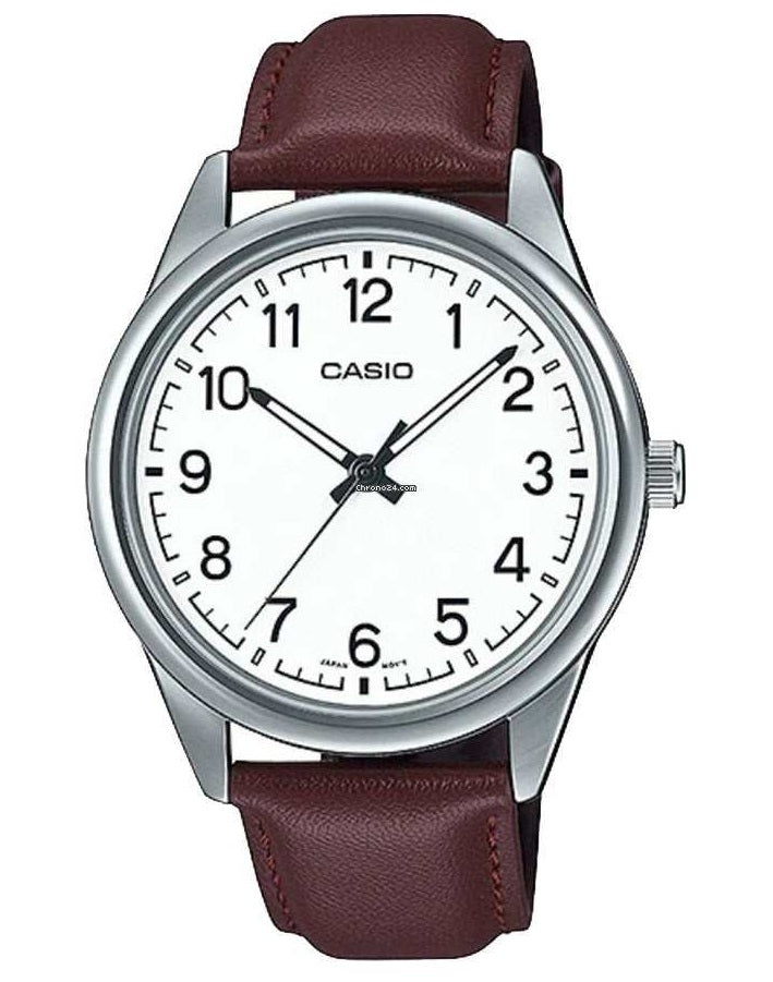 CASIO COLLECTION Mod. CASUAL. LEATHER - WHITE-0