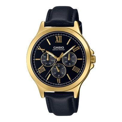 CASIO COLLECTION Mod. MULTIFUNCTION GOLD, Leather-0