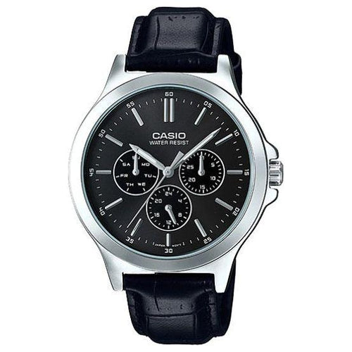 Load image into Gallery viewer, CASIO COLLECTION Mod. MULTIFUNCTION BLACK, Leather-0
