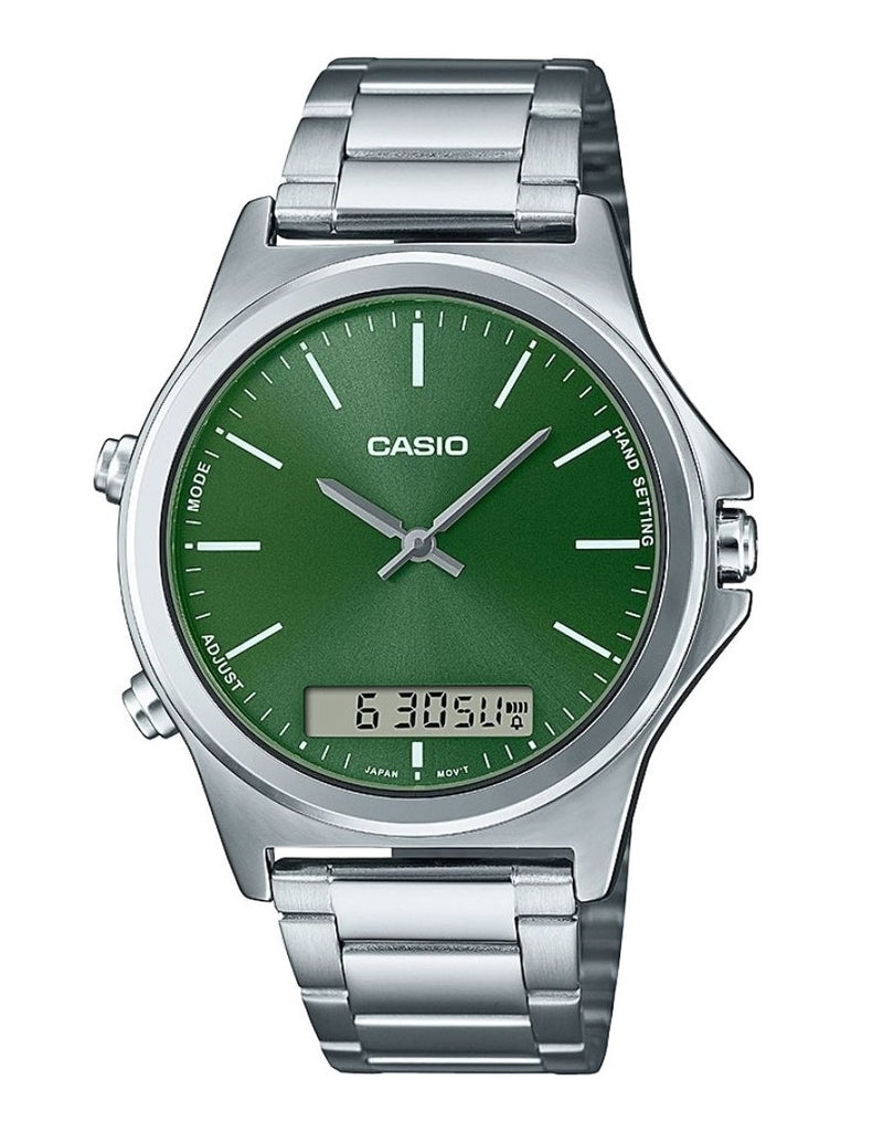CASIO COLLECTION Mod. ANA-DIGIT ALARM - FOREST GREEN-0