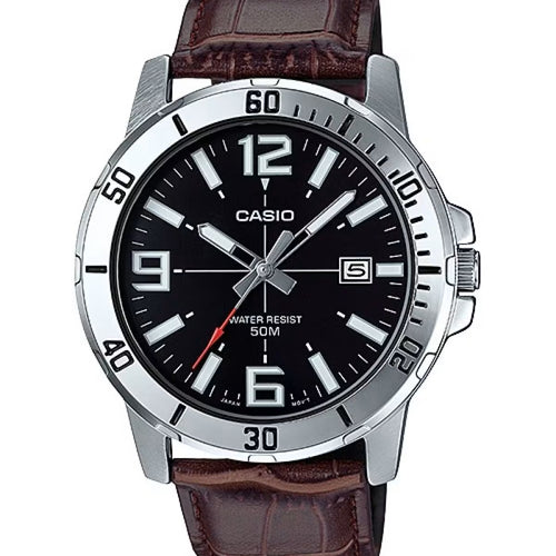 Load image into Gallery viewer, CASIO SPORT COLLECTION Mod. DIVER 50M LEATHER - BROWN-0
