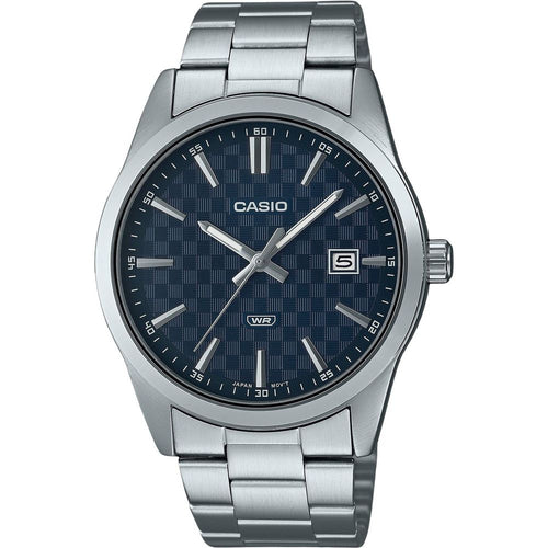 Load image into Gallery viewer, Casio Enticer Analog Stainless Steel Blue Dial Quartz MTP-VD03D-2A Men&#39;s Watch
