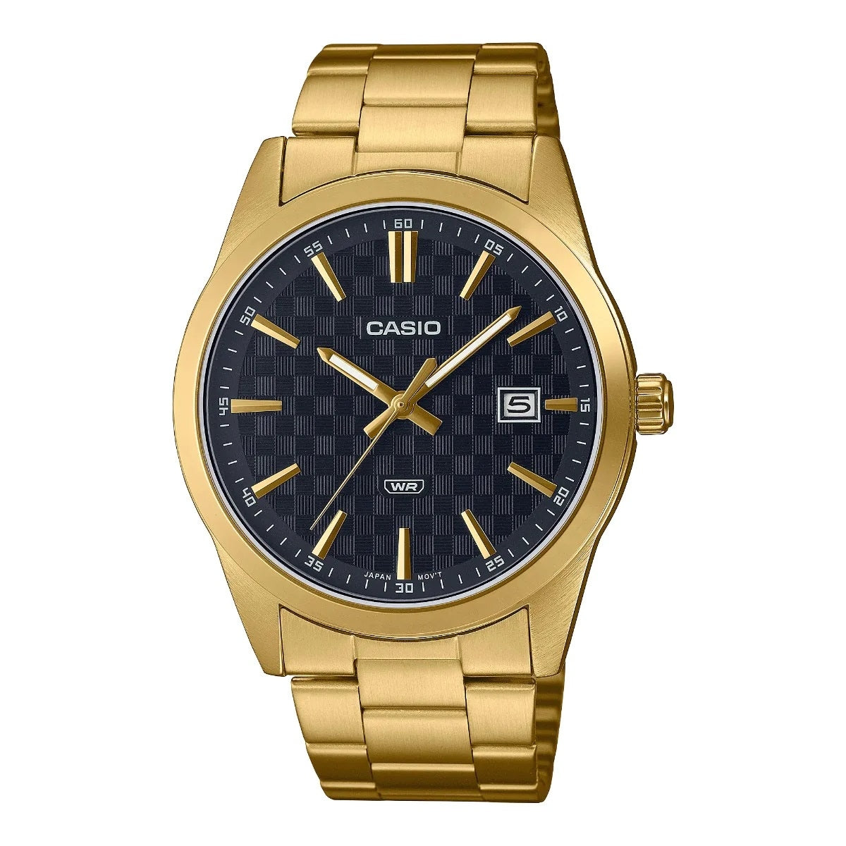 CASIO COLLECTION Mod. DATE GOLD - CARBON LOOK - BLACK-0