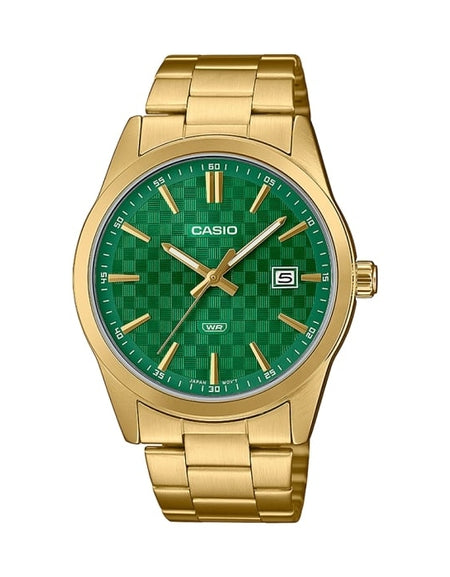 CASIO COLLECTION Mod. DATE GOLD - CARBON LOOK - GREEN-0