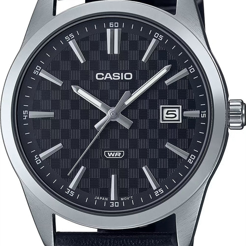 Load image into Gallery viewer, CASIO COLLECTION Mod. DATE - CARBON LOOK - SILVER &amp; BLACK-0

