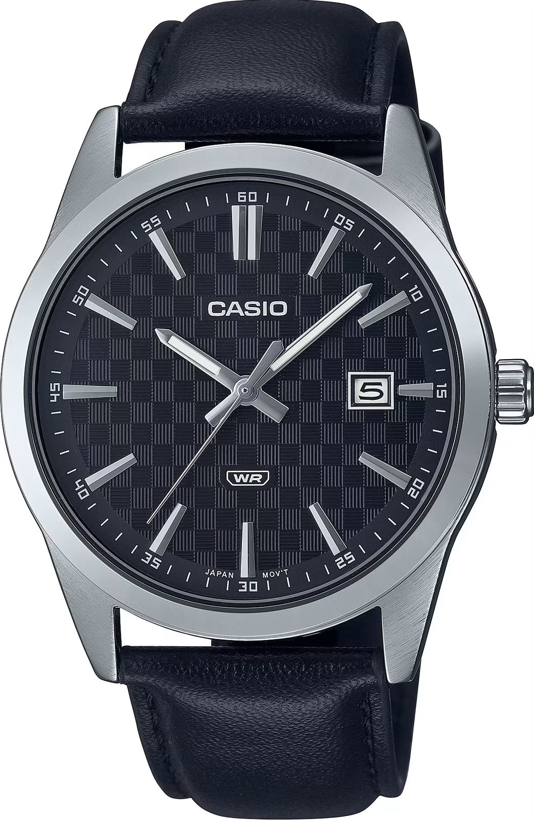 CASIO COLLECTION Mod. DATE - CARBON LOOK - SILVER & BLACK-0
