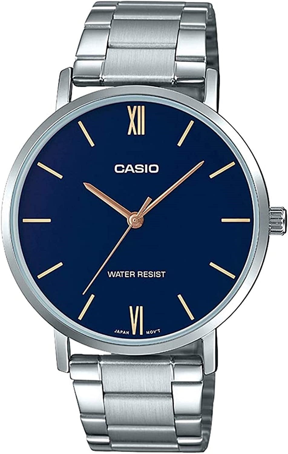 CASIO COLLECTION Mod. MINIMAL. METAL - PETROL BLUE-0