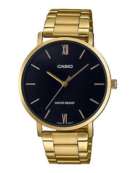 CASIO COLLECTION Mod. MINIMAL GOLD - BLACK-0