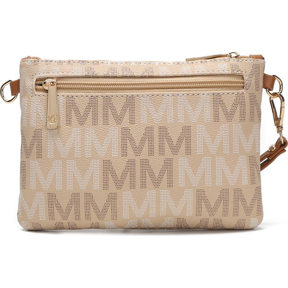 Helen Milan M Signature Crossbody Wristlet