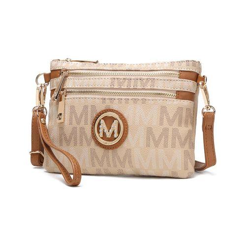 Load image into Gallery viewer, Helen Milan M Signature Crossbody Wristlet - The Epitome of Elegance
