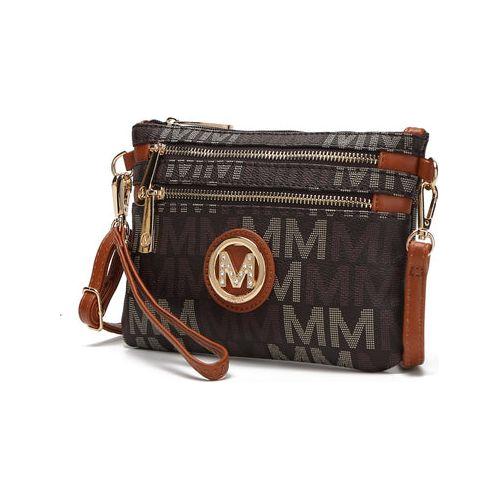 Helen Milan M Signature Crossbody Wristlet - The Epitome of Elegance